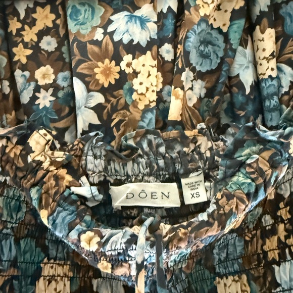 Doen bijou dress in bleu arbor floral - Picture 3 of 3